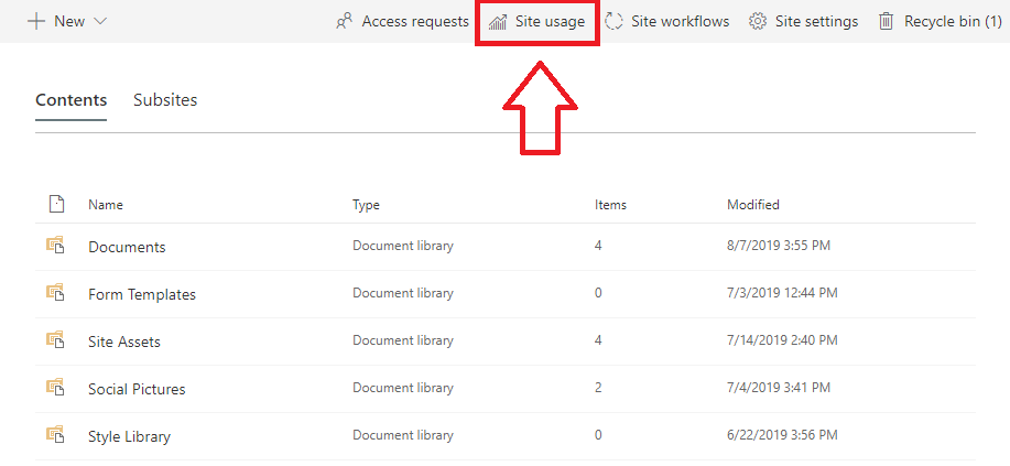 How To Retrieve Usage Report In SharePoint Online